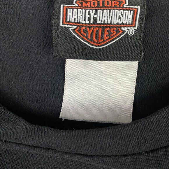 Harley Davidson Motorcycles T Shirt Skull Savannah Georgia Men's XL Fits Large - Picture 9 of 12